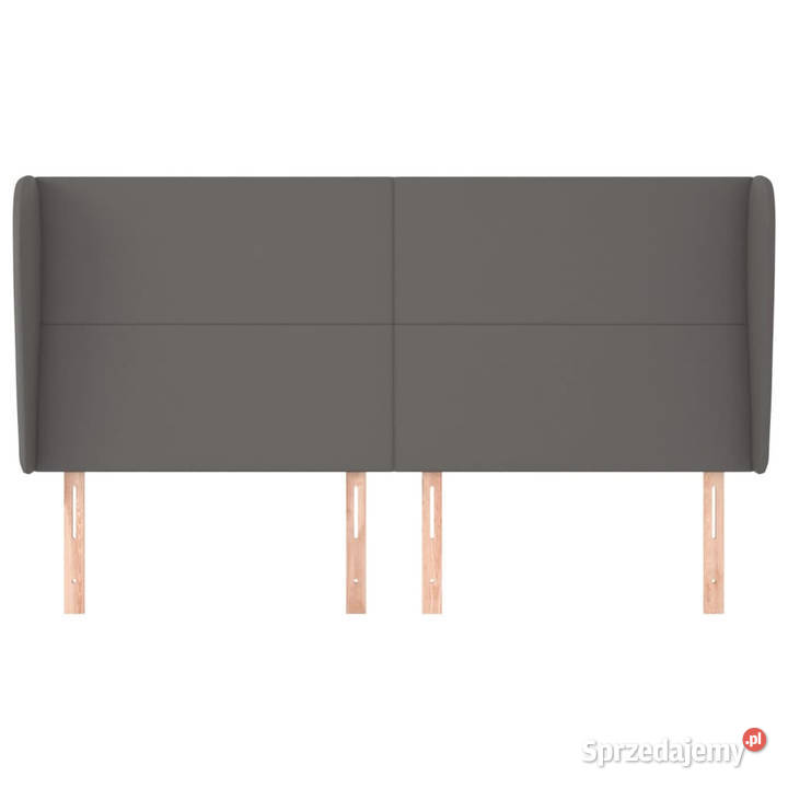 Zagłówek uszak szary 163x23x118128 sztuczna Ramy i stelaże Warszawa