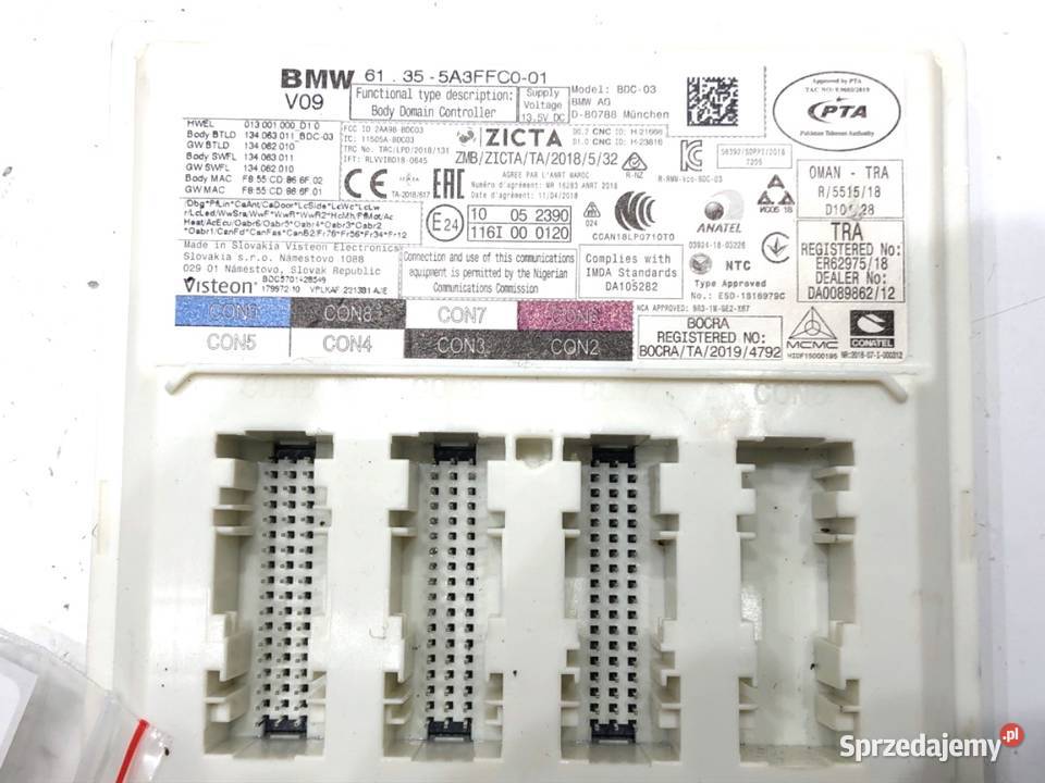 MODUŁ KOMFORTU BMW G30 5A3FFC0 SedanLimuzyna