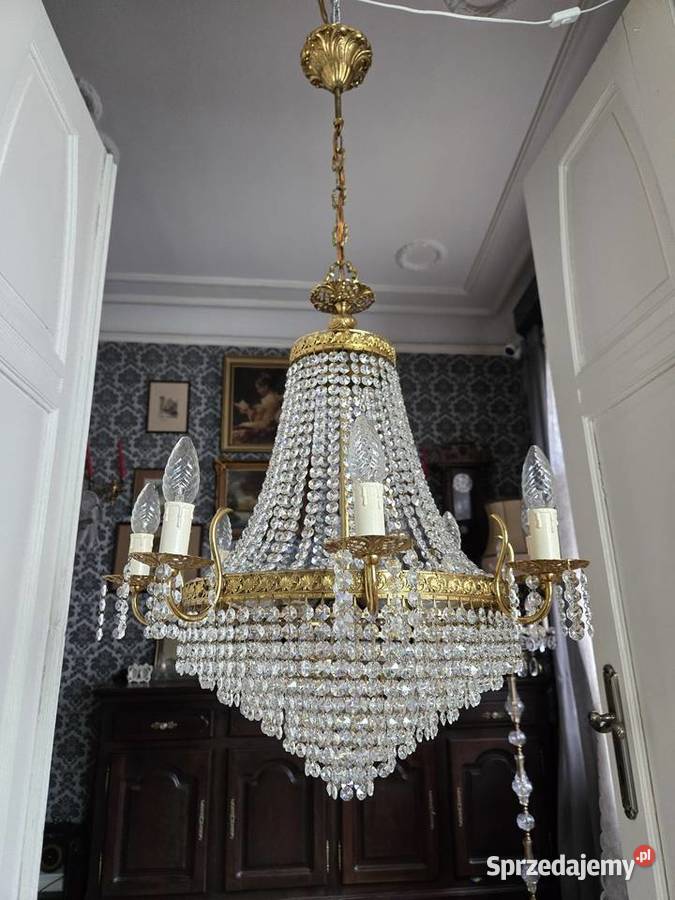 Pałacowy Kryształowy Żyrandol Kalisz sprzedam