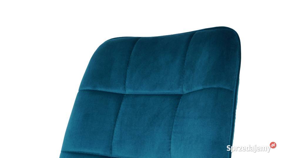 Krzesło AXEL Tkanina Welur Podstawa stal LOFT Stoły, krzesła, biurka