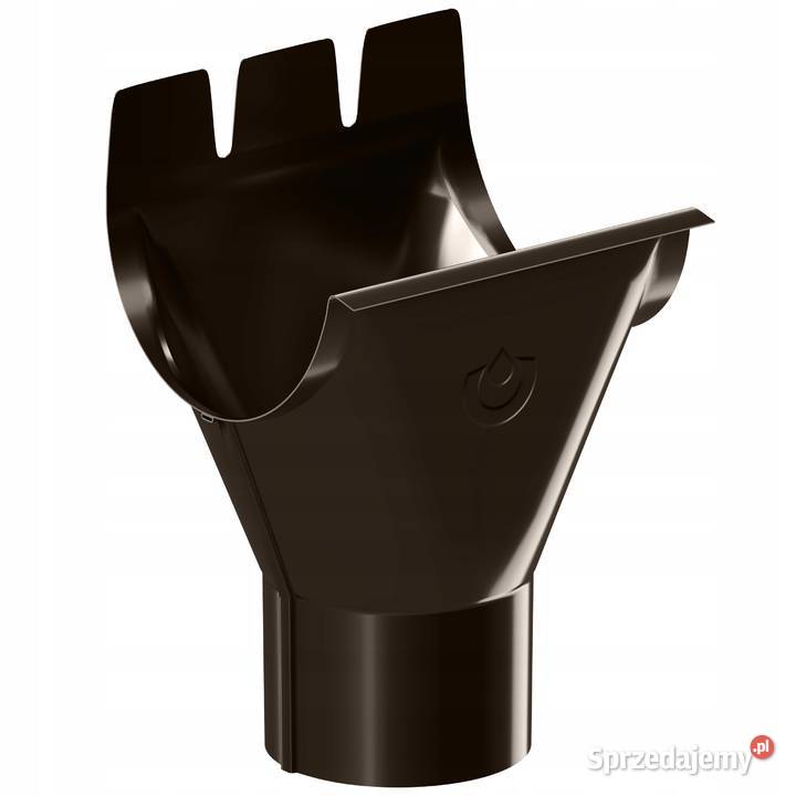 Krop lej spustowy 13090 mm brąz metal Rynny i spusty podlaskie Białystok