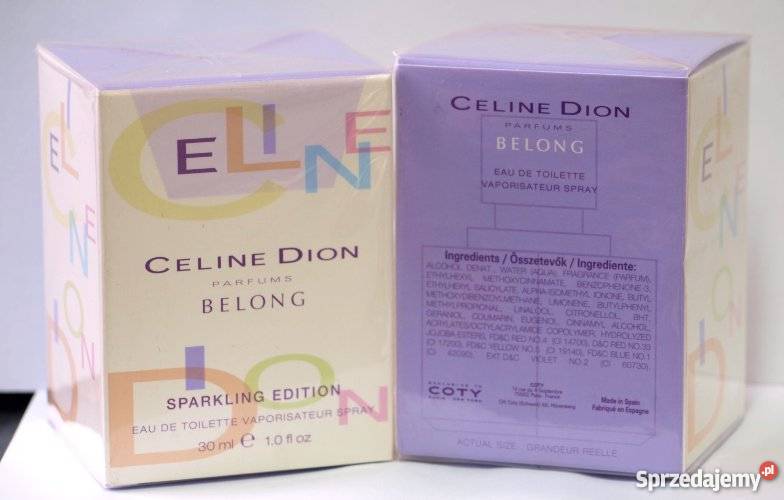 Woda toaletowa Celine Dion Belong Sparkling