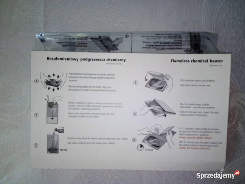 podgrzewacz chemiczny jedzenia Kielce