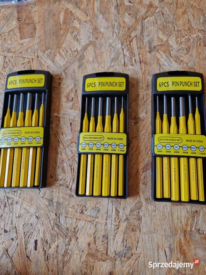 WYBIJAKI PRZEBIJAKI ZESTAW WYBIJAKÓW BLACK 6 CR Głogowa