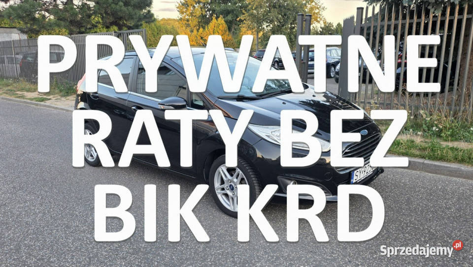 Ford Fiesta Ford Fiesta czarna LPG raty wynajem Hatchback Kraków