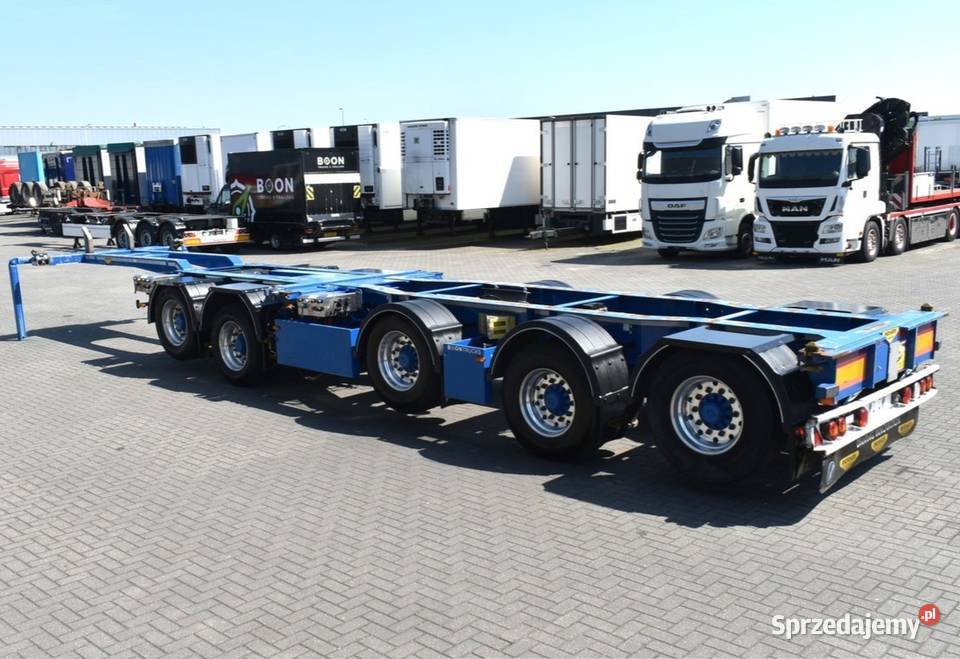 Naczepa 5 osiowa bdf pidkonntenerowa rozpinka na Kontenerowe mazowieckie Warszawa