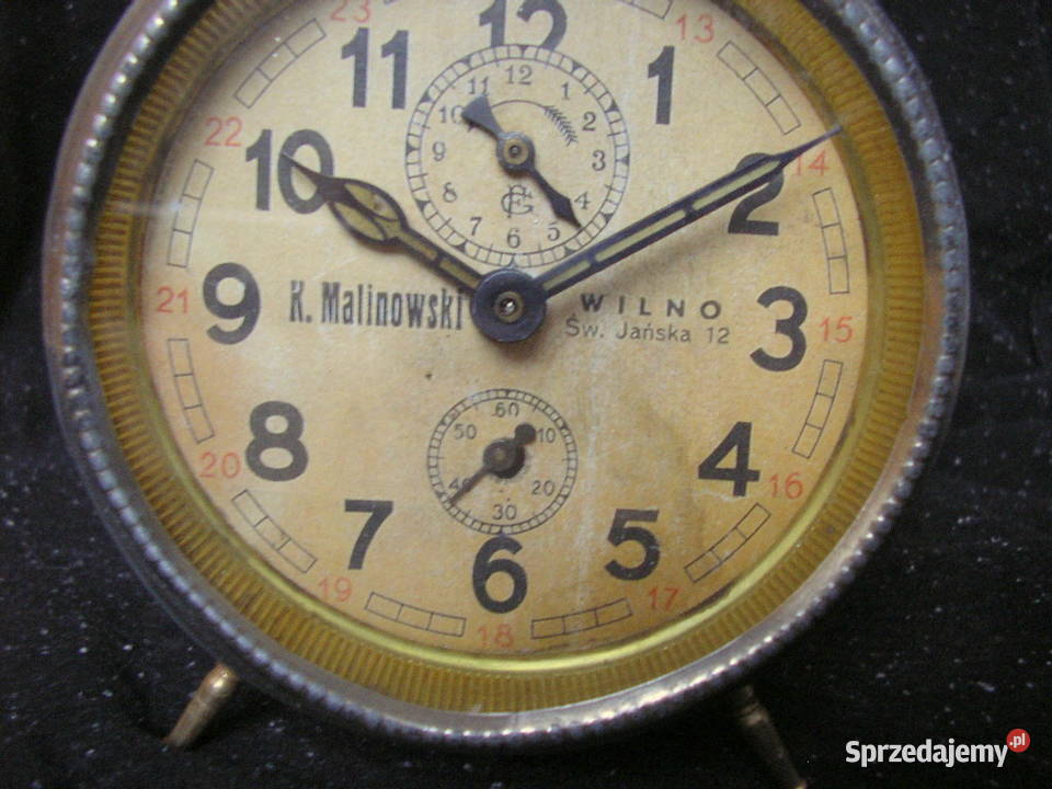 WILNO Antyk budzik kresy zegar zegarek polonik Warszawa sprzedam