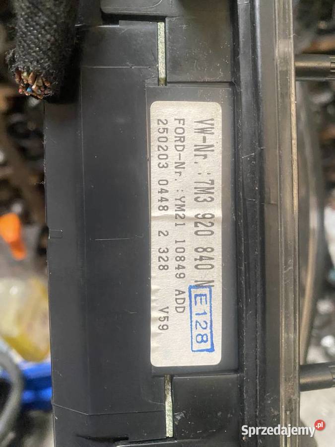 Licznik Zegary FIS VW Sharan 7M3 920 840 19 TDI wielkopolskie Ostrów Wielkopolski