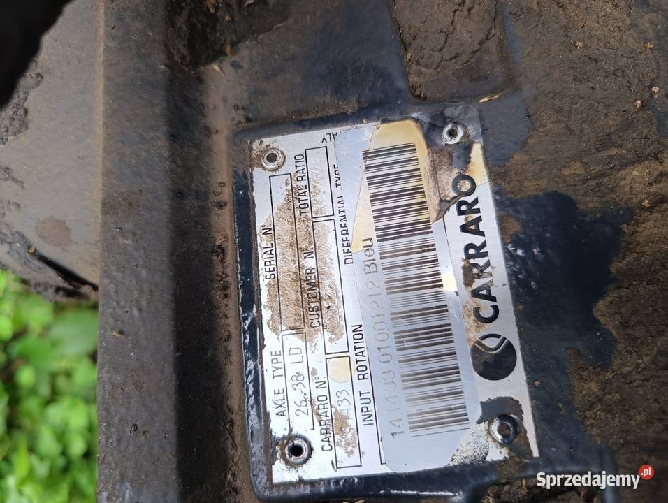 Most koparki Carraro 2638 LD KOMATSU Maszyny budowlane wielkopolskie Wągrowiec sprzedam