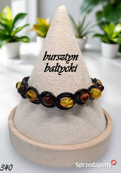 Bransoletka z bursztynu bursztyn bałtycki