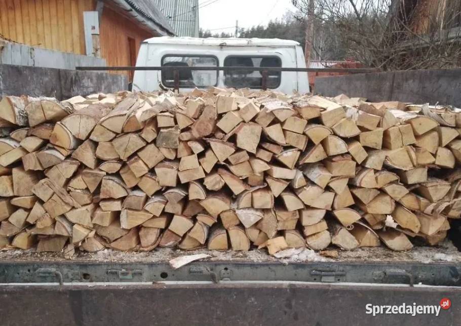 Różne rodzaje drewna opałowegokominkowego Barczewko
