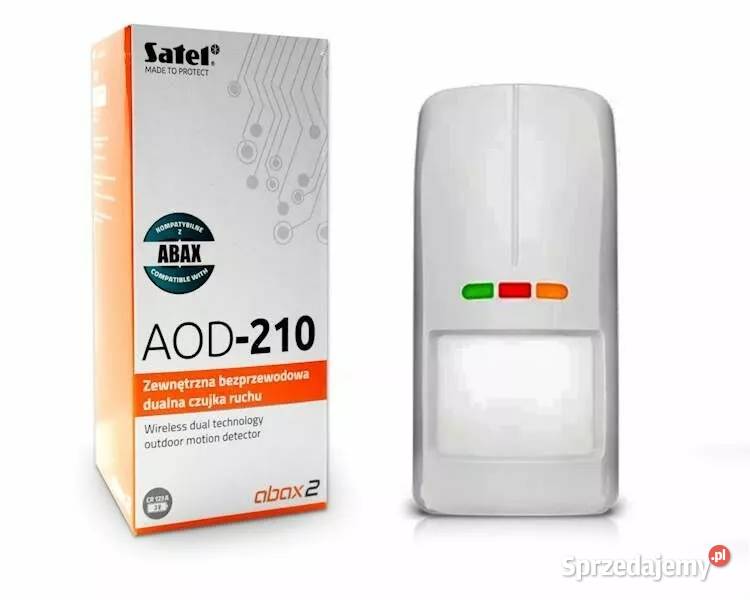 Bezprzewodowa Czujka Ruchu Satel AOD210 Wyszogród