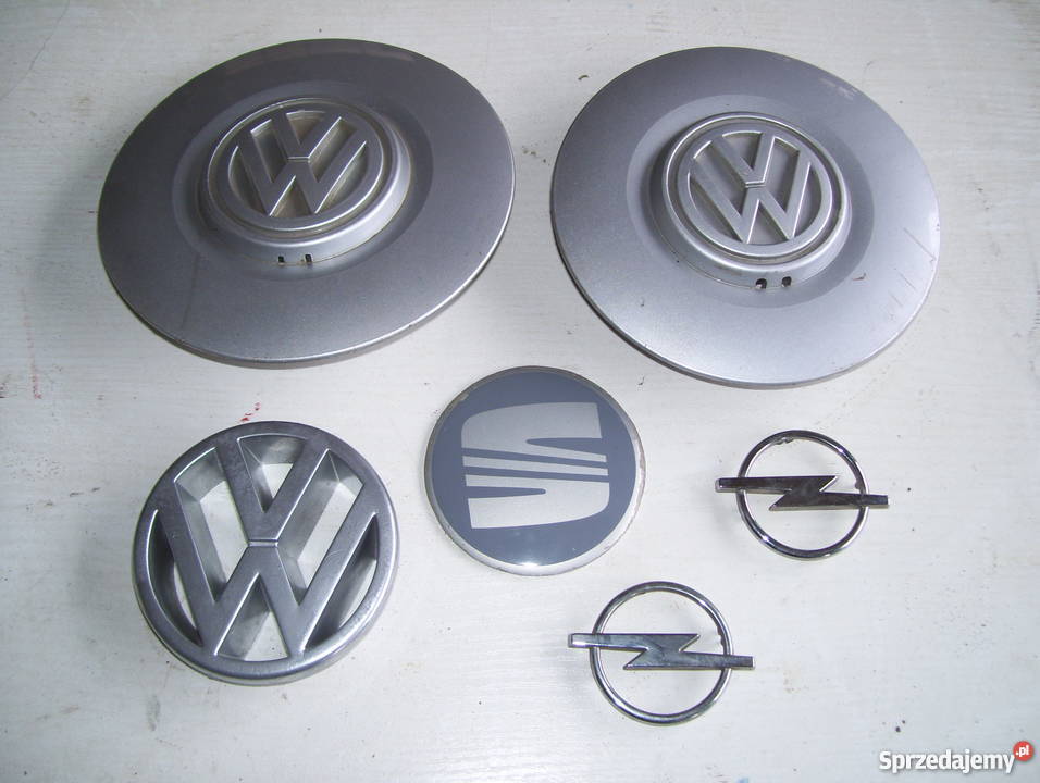 Dekielki kół emblematy VW OPEL SEAT Brzozów