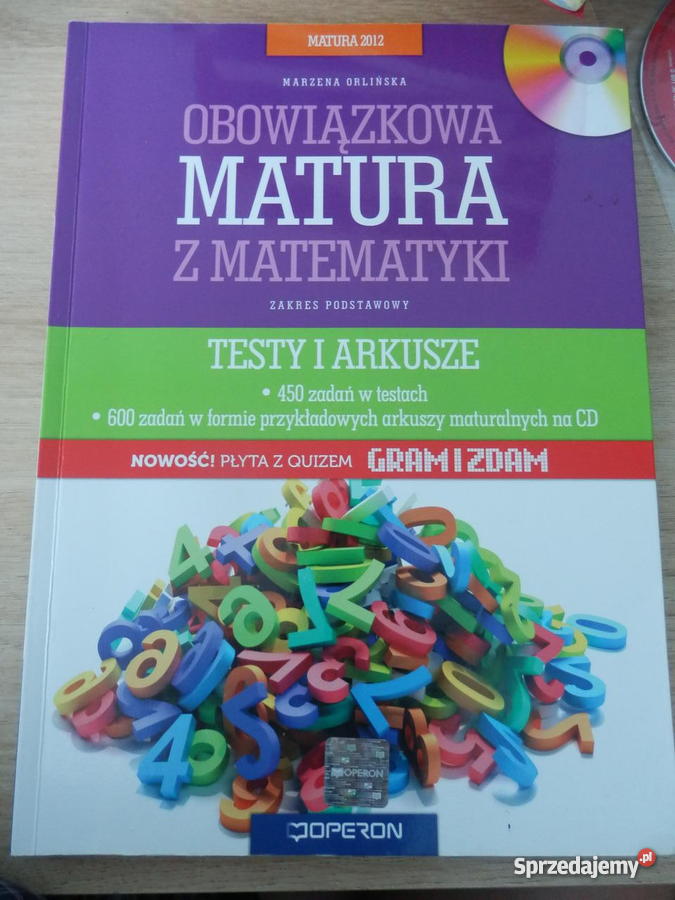 Obowiązkowa matura z matematyki 2012 testy i ark Brodnica