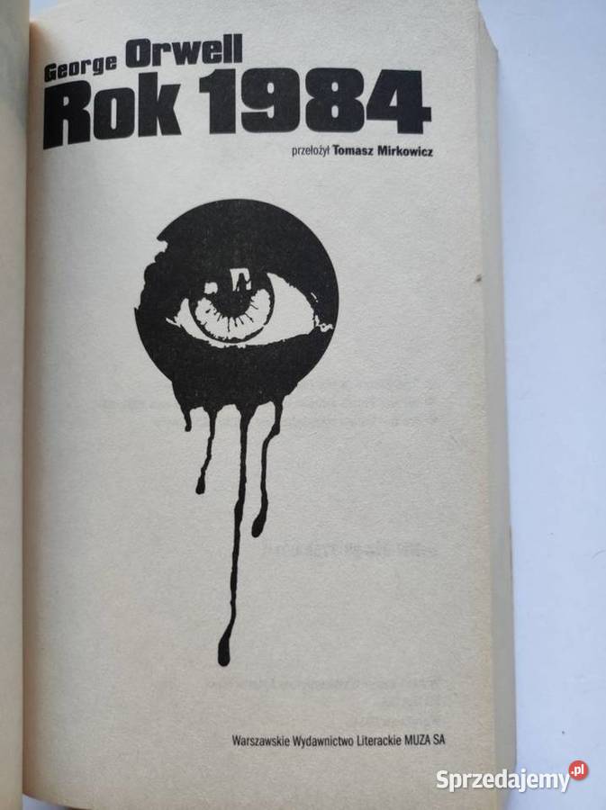 1984 George Orwell świat totalnej inwigilacji miękka