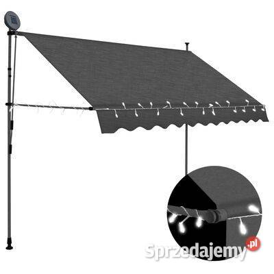 vidaXL Ręcznie zwijana markiza z LED 300 Warszawa