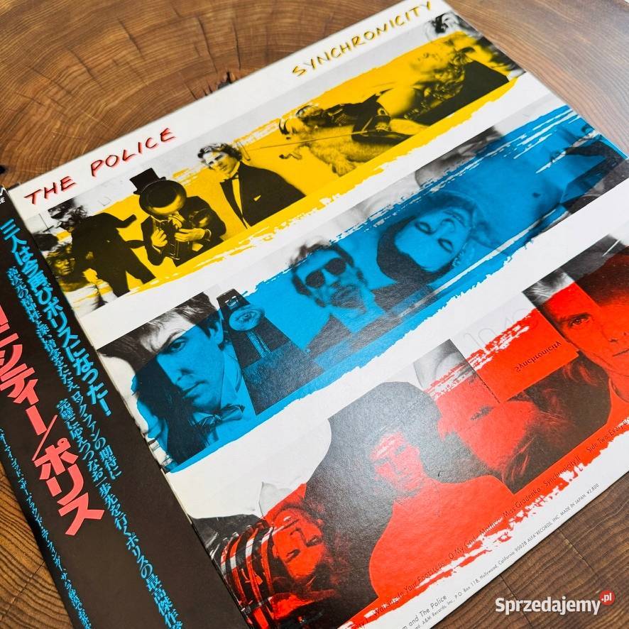 The Police Synchronicity EXEX Japan Obi LP 1983 Łódź
