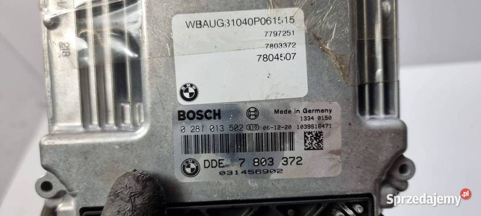 KOMPUTER BMW SERIA 1 E87 DDE7803372 osobowe Lipno