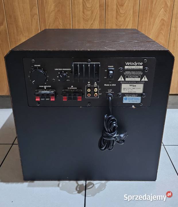Subwoofer aktywny Velodyne FSR12 Servo mechanizm lubuskie Gorzów Wielkopolski