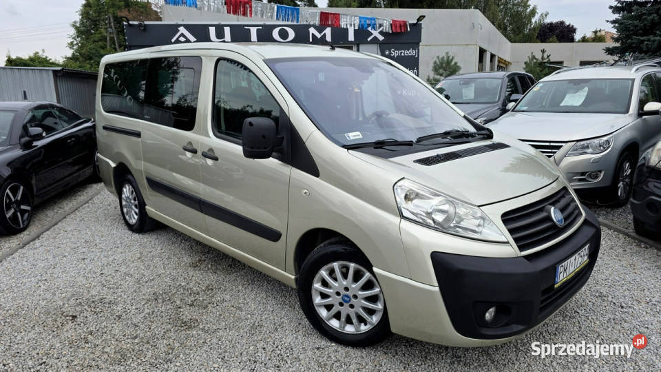 Fiat Scudo LONG 20HDI Nawiewy Panorama 8 Os HAK Fiat Świdnica