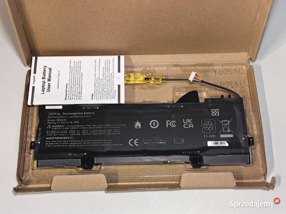 Bateria do HP Spectre X360 Napięcie 1155 V 6860 baterie Pozostałe Inczew