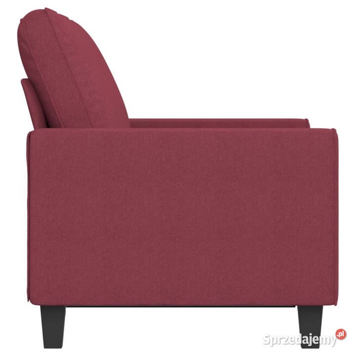 Sofa 2osobowa winna czerwień 120 tapicerowana Warszawa
