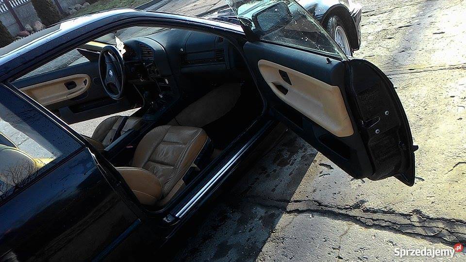 BMW e36 Coupe Skóra Alu BBS szyberdach