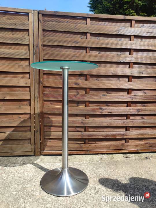 Stół stolik okrągły wysoki szklany bankietowy mazowieckie Warszawa