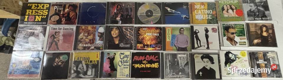 Kolekcja płyt CD różnego rodzaju 220 około Szczecin