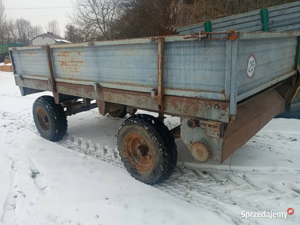 Rozrzutnik obornika Czarna Białostocka dwuosiowy nieuszkodzony Nawożenie Chobrzany