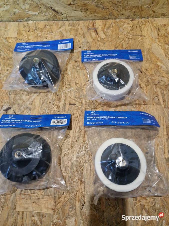 GĄBKA POLERSKA TWARDA 125MM M14 BIAŁY DYSK Głogowa