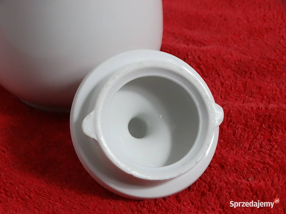 Kultowy Dzbanek Melitta Biała Porcelana Vintage Biłgoraj sprzedam