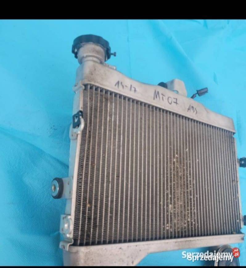 Yamaha MT 07 MT07 chłodnica wiatrak wentylator wielkopolskie Nowy Tomyśl