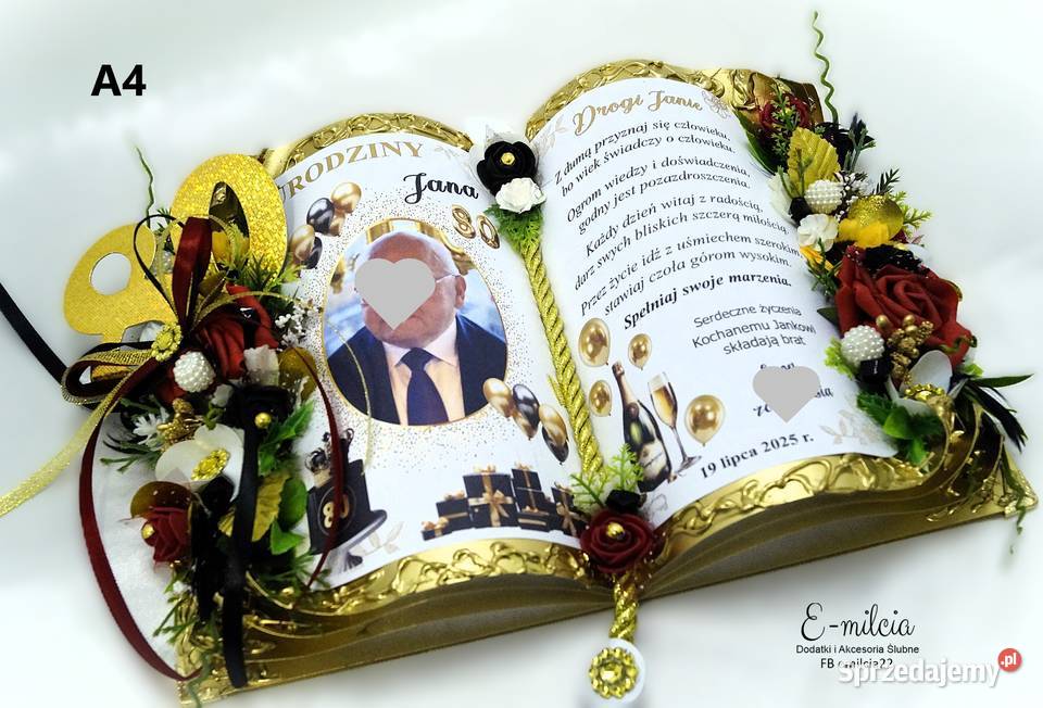 Spersonalizowana Księga Pamiątkowa z życzeniami Zielona Góra