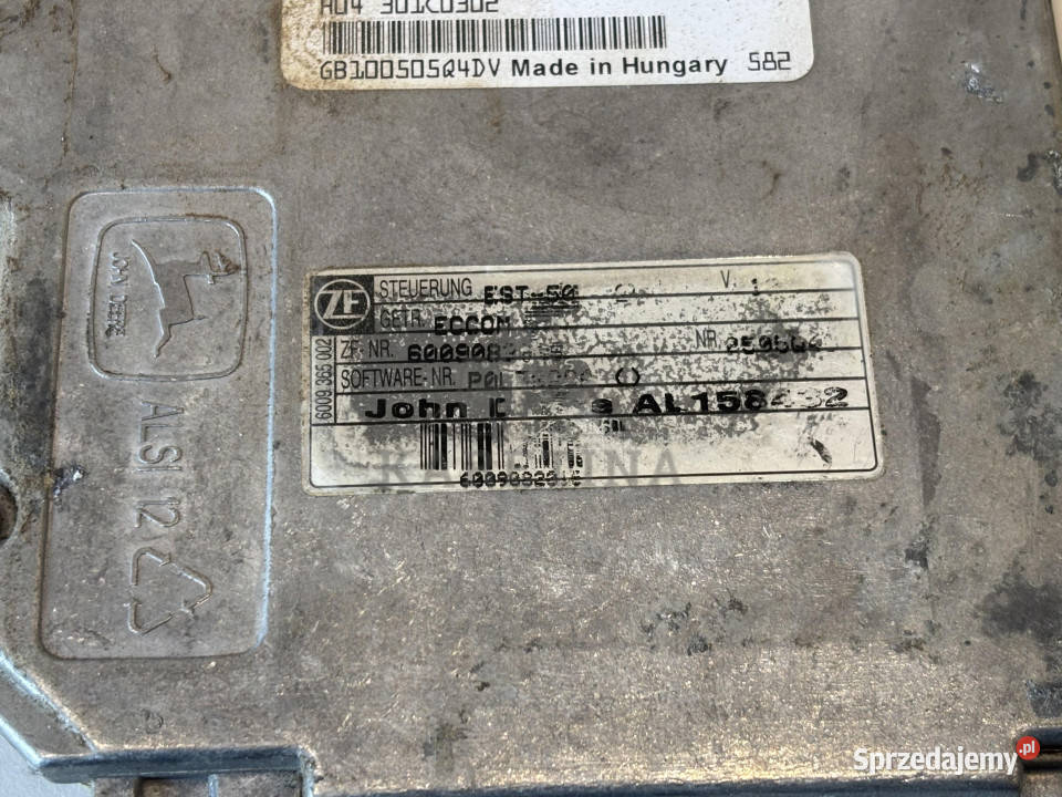John Deere 6920 Moduł Sterownik AL158432 Bosch Pozostałe Jastrzębniki