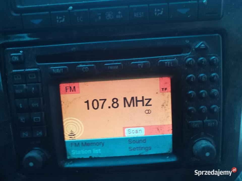 Radio nawigacja mercedes w 210 z ramką Gubin sprzedam
