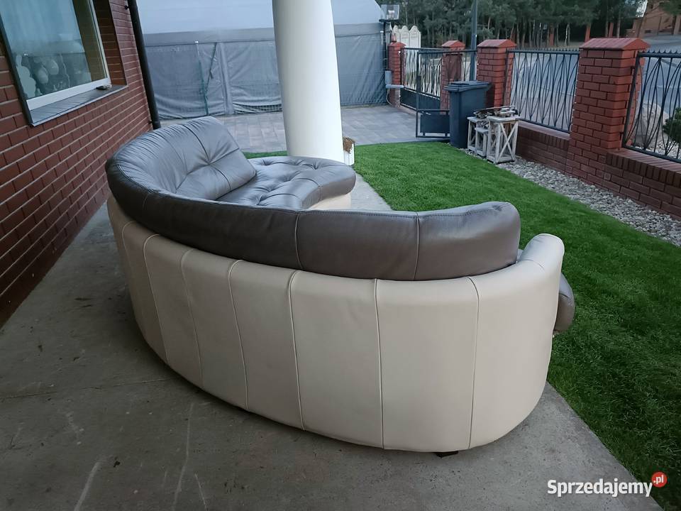 Sprzedam narożnik plus fotel ze skóry Konin sprzedam