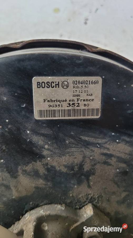 Serwo hamulcowe Citroen Xsara 0204021660 osobowe mazowieckie Łagów