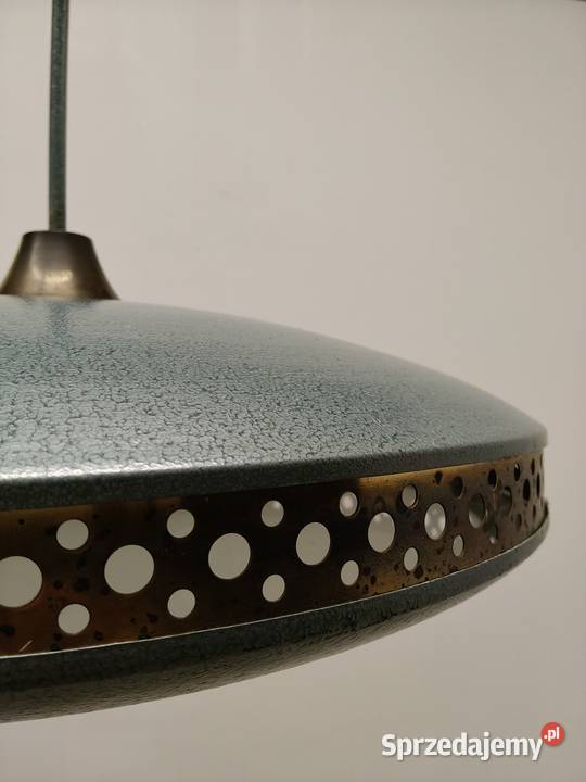 lampa wisząca Space Age Czechosłowacja lata 60te Radomsko