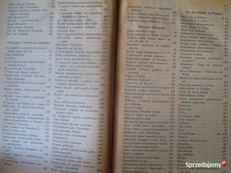 Przyroda i technika MKoczwara 1928 rocznik łódzkie Łódź