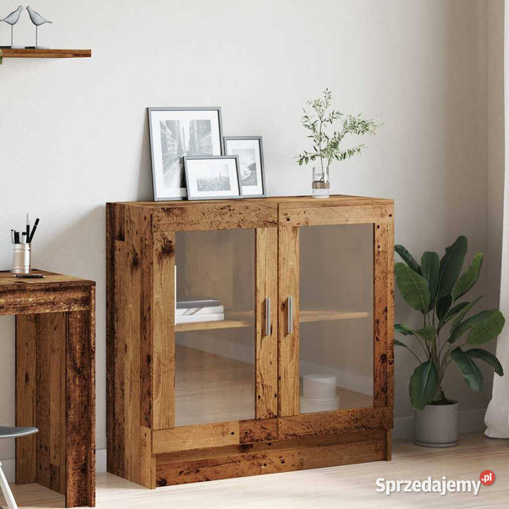 Szafka na książki stare drewno 825x305x80 mazowieckie Warszawa