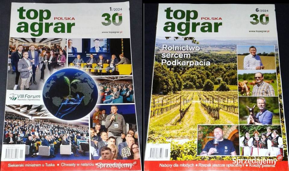 Top Agrar Polska wyd 2023 2024 13 egzemplarzy Pozostałe lubelskie Chełm