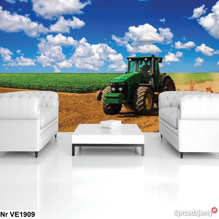 Tapeta fototapeta Traktor rolnictwo pole natura Leszno