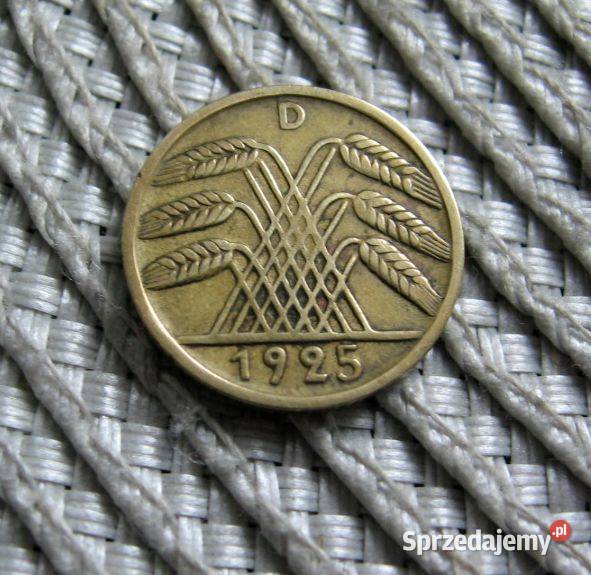 Niemcy 5 Reichspfennig 1925r D