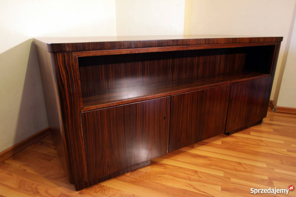 Biurko ART DECO 1925 heban makassar Wrocław
