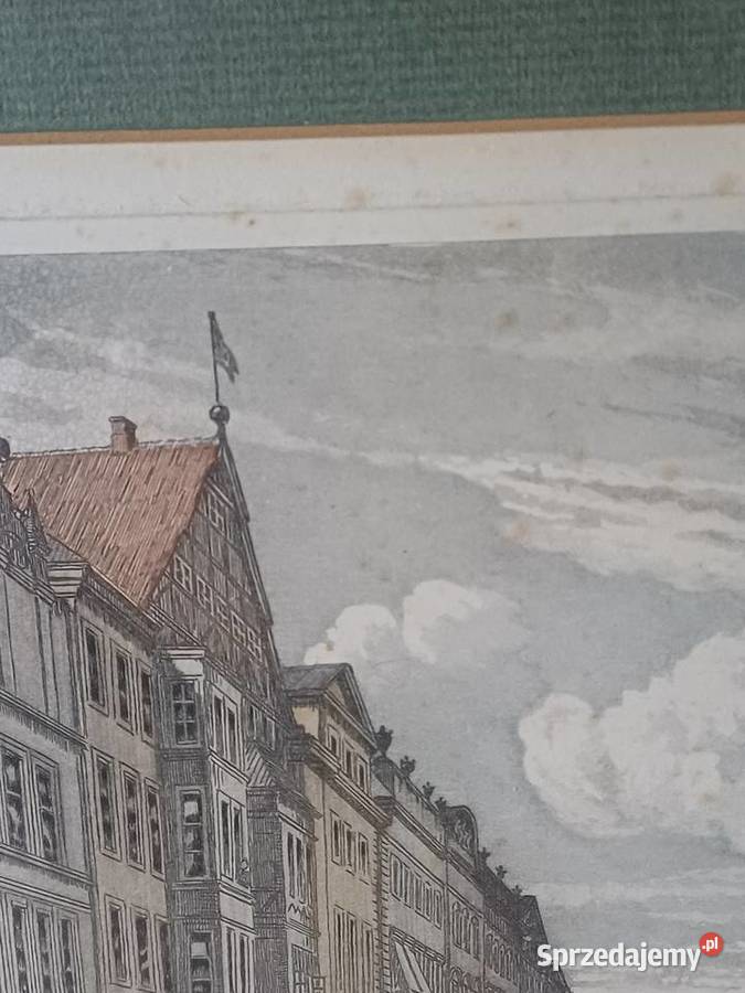 vintage oryginalna akwaforta Nowy Targ