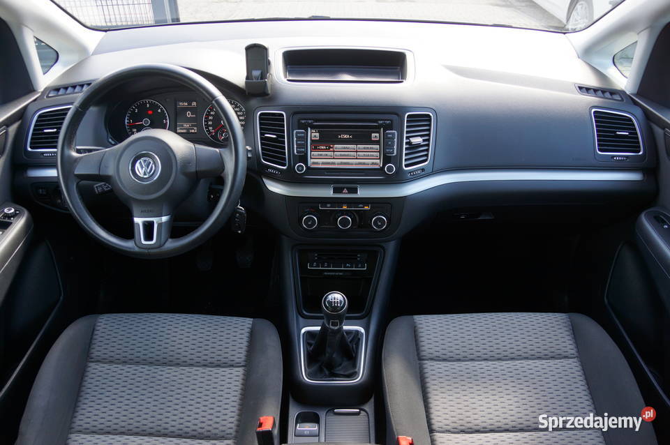 Volkswagen Sharan 20 TDI CR 140 4x4 Biksenon poduszka powietrzna Nowy Sącz