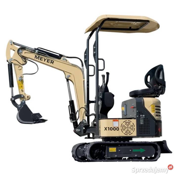 Minikoparka gąsienicowa MEYER X1000 Koparki Maszyny budowlane Tychy