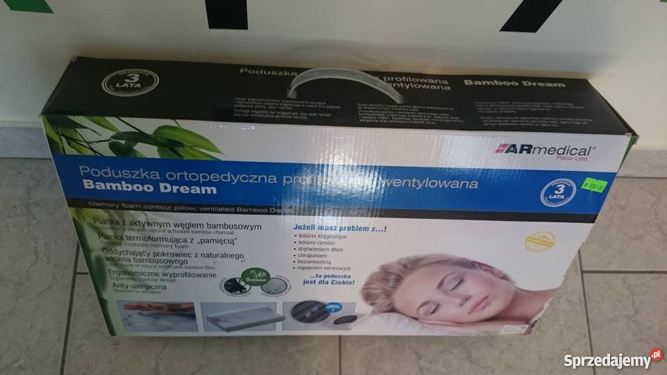 Poduszka orto50x30x10 profilowana wentylo Bamboo Kielce