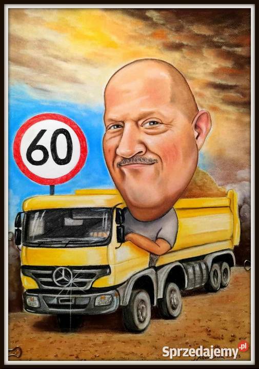 Karykatury rysowane ze zdjęć Pabianice